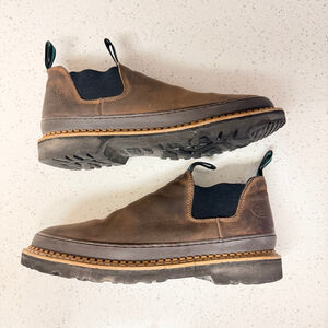 Georgia Boot Men's Giant Romeo Brown Leather Work Size 12